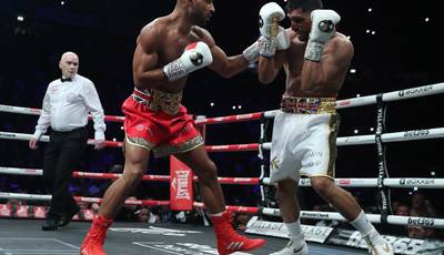 Brook stopped Khan in the 6th round