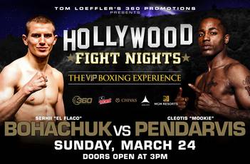 Bohachuk vs Pendarvis. Where to watch live