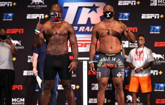 Takam and Forrest make weight