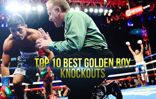 Подборка 10 лучших нокаутов от Golden Boy (видео)