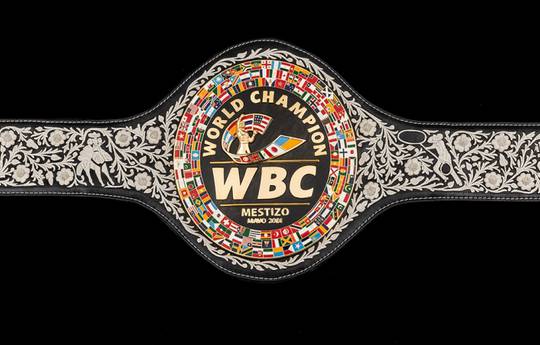 WBC представил пояс для поединка Альварес - Сондерс