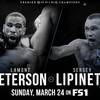 Peterson vs Lipinets. Where to watch live