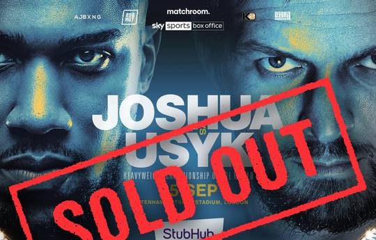 Джошуа – Усик: 60 тысяч билетов проданы за 24 часа
