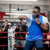 Wilder, Helenius, Plant, Dirrell, Sanchez, Russell. Photo from open training 5