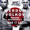 Файткард турнира UFC Fight Night 127: Вердум – Волков