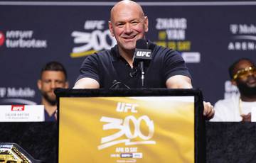 White announced record bonuses at UFC 300