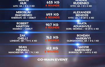 Вечер бокса 10 апреля от Usyk-17 пройдет в трансляции на DAZN