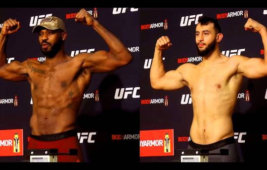 UFC 247. Результаты взвешивания