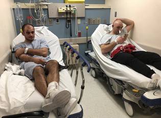 Photo of the day: Kownacki and Kiladze after the fight