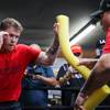 Saul Alvarez held an open training session 2