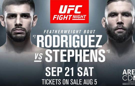 159 UFC Fight Night: Rodriguez vs Stevenson is a no contest