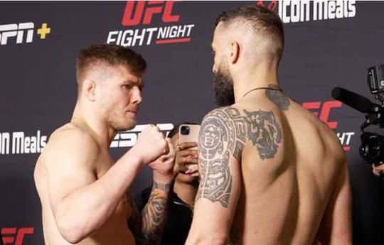 UFC Fight Night 254: Ergebnisse des Einwiegens