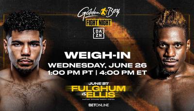 How to watch the Darius Fulghum vs Ronald Ellis weigh in: Date, time, live stream