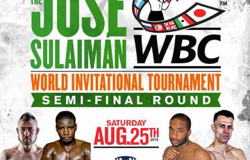 The Jose Sulaiman WBC World invitational tournament semi-finals upgraded to Toronto's famed Lakeside amphitheater