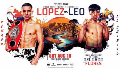 Luis Alberto Lopez vs Angelo Leo - Datum, aanvangstijd, vechtkaart, locatie