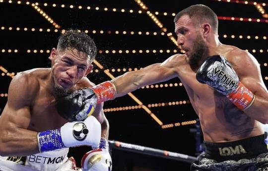 Lomachenko-Ortiz. Photo of the fight