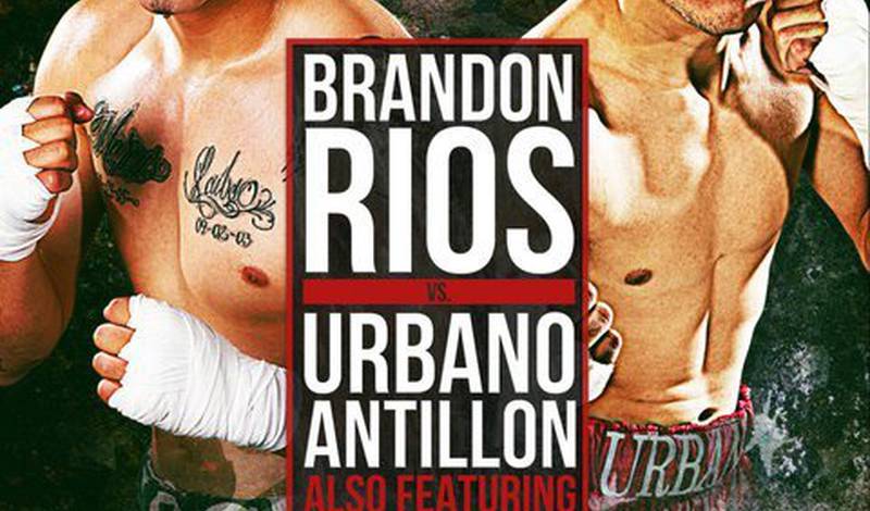 Брендон Риос - Урбано Антильон: плакат