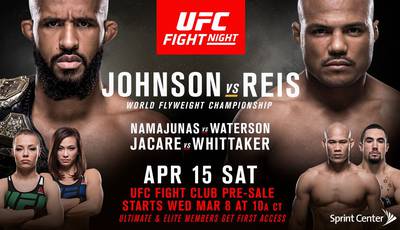 UFC on FOX 24: Джонсон – Рейс. Прямая трансляция, где смотреть онлайн