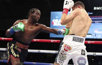 Boxing. Crawford conquered the fourth division by beating Madrimov