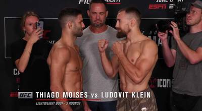 A quelle heure est l'UFC sur ESPN 57 ce soir ? Moises vs Klein - Heures de début, horaires, carte de combat