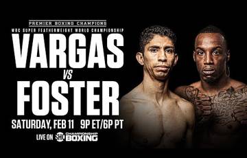 Promo Saturday match Vargas-Foster