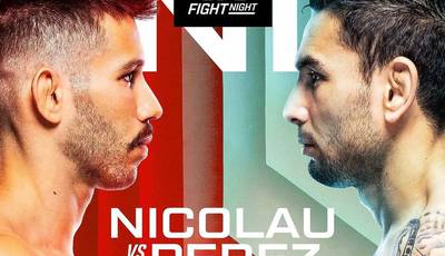 UFC on ESPN 55 - Nicolau vs. Pérez: Nicolau vs Pérez - Fecha, hora de inicio, Fight Card, Ubicación