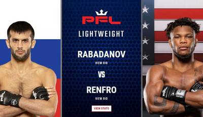PFL 2: Rabadanov vs Renfro - Datum, aanvangstijd, vechtkaart, locatie