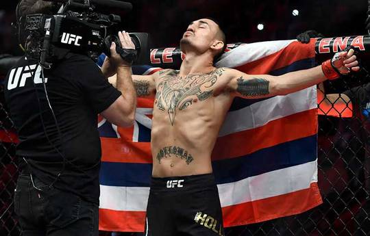 Holloway named his favorite moment of his career