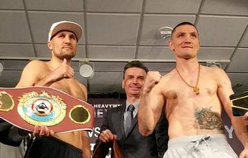 Kovalev and Shabranskyy make weight