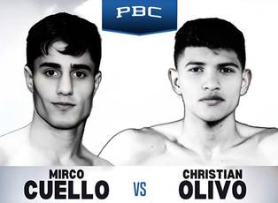 Mirco Cuello vs Christian Olivo - Date, Start time, Fight Card, Location