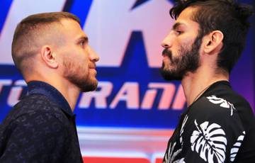 Lomachenko and Linares at the final press conference (photos + video)