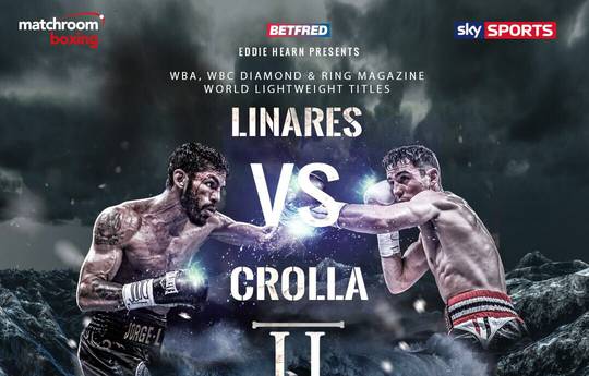 Linares - Crolla rematch set for March 25 in Manchester
