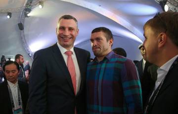 Виталий Кличко обратился к Усику перед реваншем с Джошуа