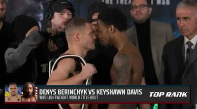 ¿A qué hora es Denis Berinchyk vs Keyshawn Davis esta noche? Ringwalks, horario, enlaces de streaming