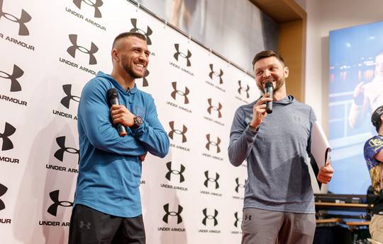 Lomachenko opens Under Armor brand store in Ukraine