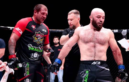 Emelianenko to Ismailov: "Baldy, you realize that it was an accident, right?"