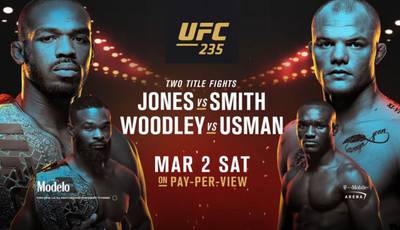 UFC 235: Jones vs Smith. Where to watch live