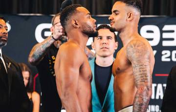 Glory 93: weigh-in results
