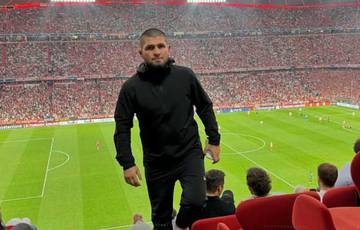 Khabib a assisté au match du Bayern contre le Real Madrid