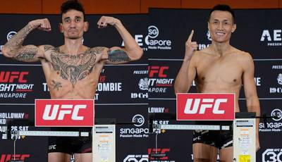 UFC Fight Night 225. Holloway vs. Korean Zombie: Weigh-In Results