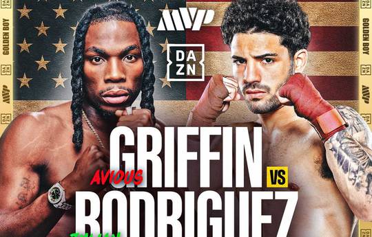 Avious Griffin vs Julian Rodriguez - Date, Start time, Fight Card, Location