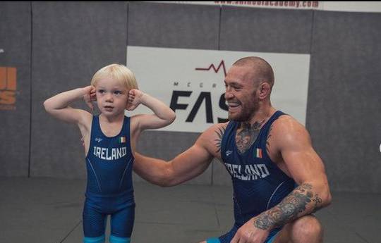 McGregor sees his son as a fighter