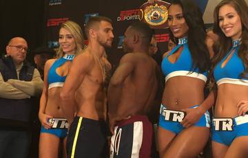 Lomachenko vs Rigondeaux. Weigh-in