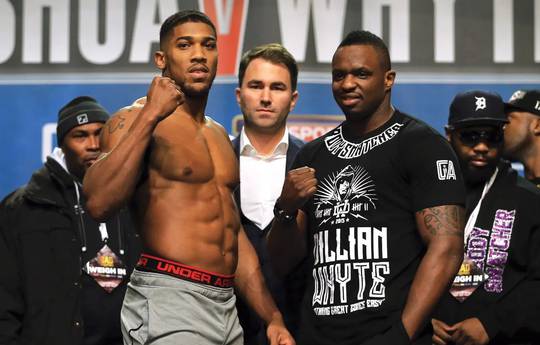 Dillian Whyte says Joshua is in trouble: 'I hope he stays sane'