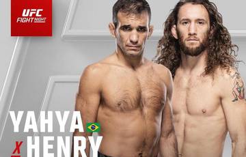 UFC on ESPN 55 - Nicolau vs. Perez: Yahya vs. Henry - Datum, Startzeit, Kampfkarte, Ort
