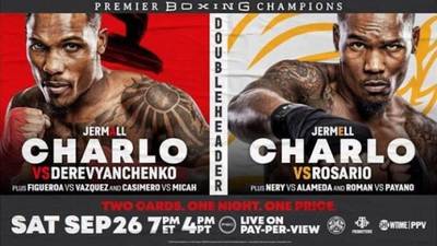 Derevyanchenko vs Charlo. Where to watch live