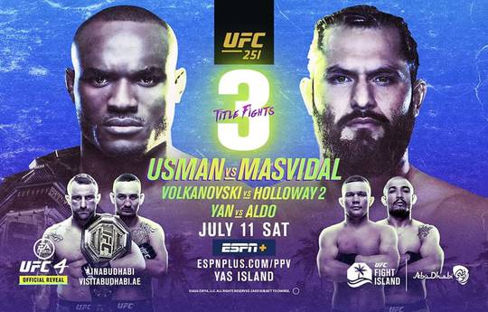 UFC 251 продал 1,3 миллиона PPV