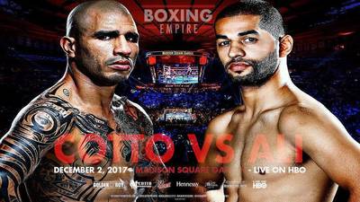 Cotto vs Ali. Where to watch online