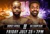 ¿A qué hora es Roney Hines vs Ed Fountain esta noche? Rondas, horario, enlaces de transmisión