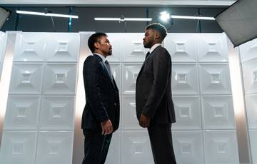 Pacquiao and Spence meet face to face